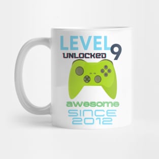 Level 9 Unlocked Awesome 2012 Video Gamer Mug